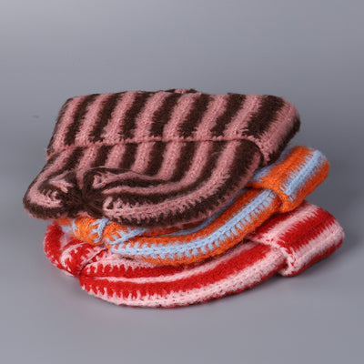 ARLO STRIPED KNIT BEANIE