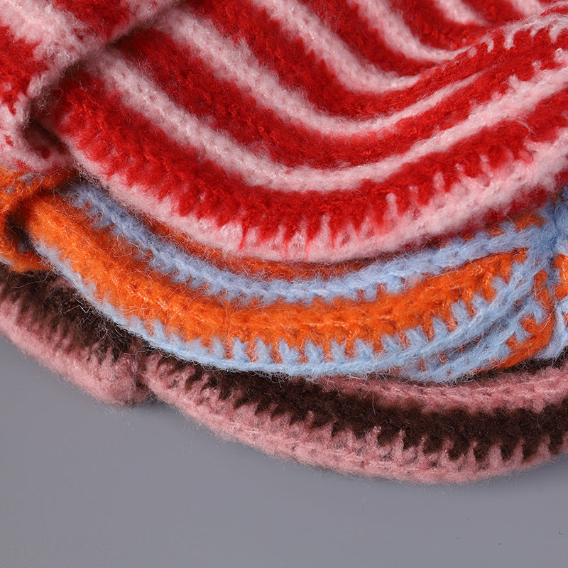 ARLO STRIPED KNIT BEANIE