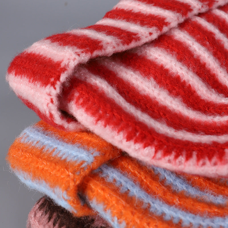ARLO STRIPED KNIT BEANIE