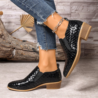 LORENA LOW BLOCK ANKLE BOOTS