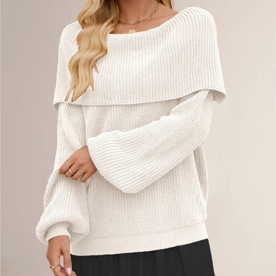 VEROLA OFF-SHOULDER SWEATER