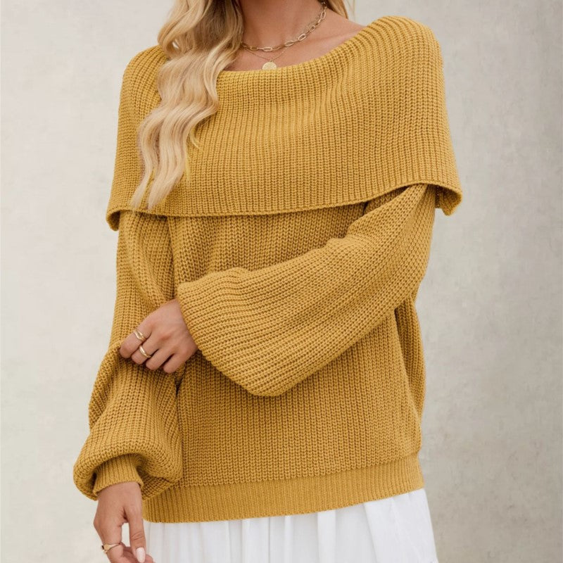 VEROLA OFF-SHOULDER SWEATER