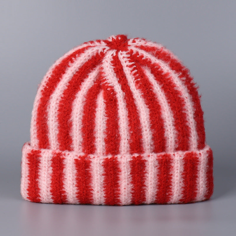 ARLO STRIPED KNIT BEANIE