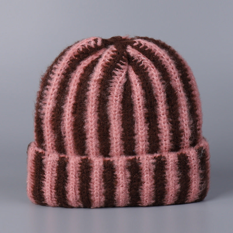ARLO STRIPED KNIT BEANIE
