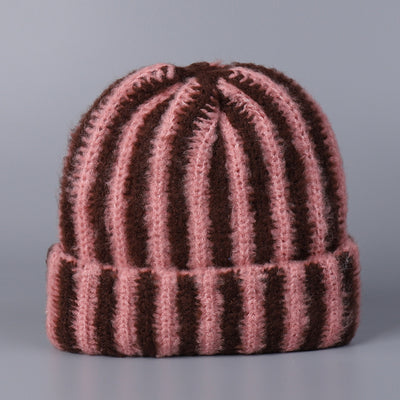 ARLO STRIPED KNIT BEANIE