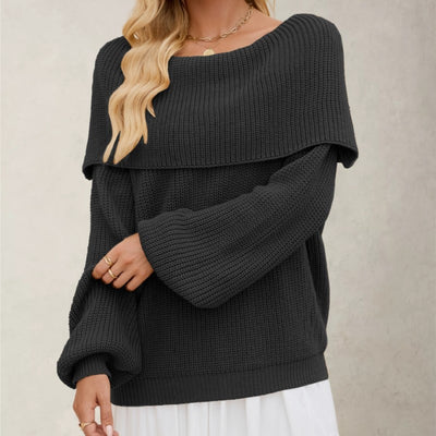 VEROLA OFF-SHOULDER SWEATER