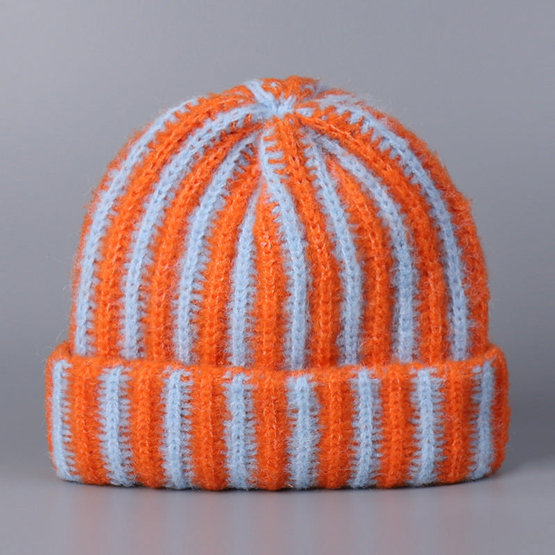 ARLO STRIPED KNIT BEANIE