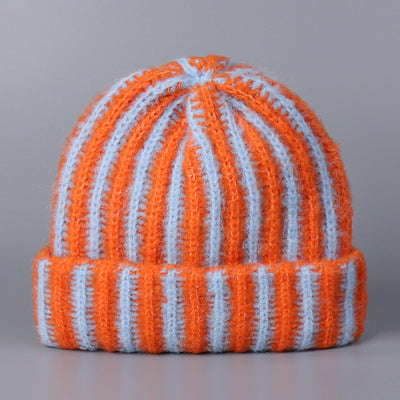 ARLO STRIPED KNIT BEANIE