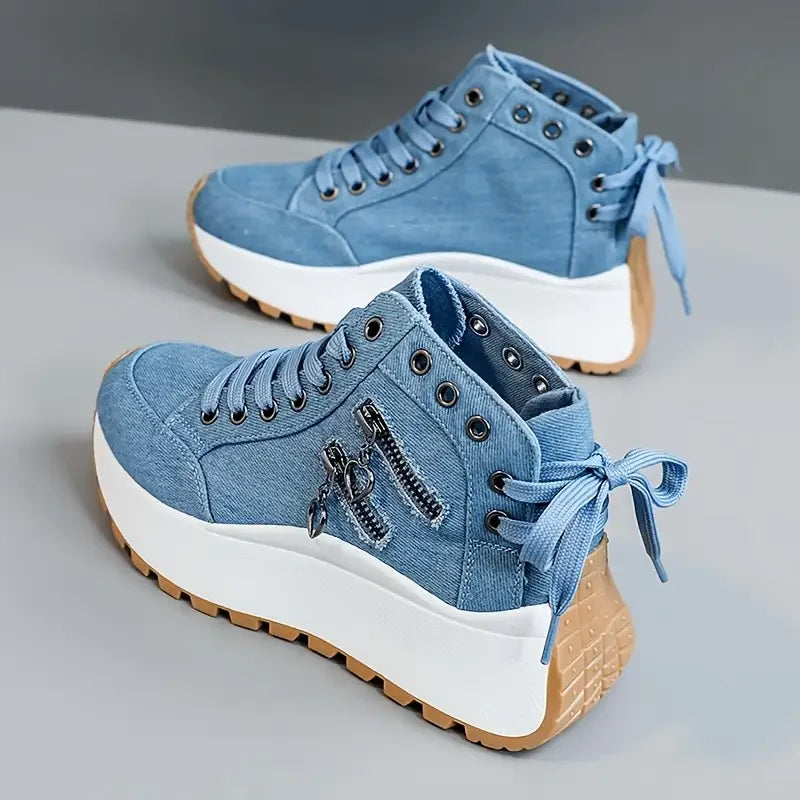 ELARA DENIM SNEAKERS