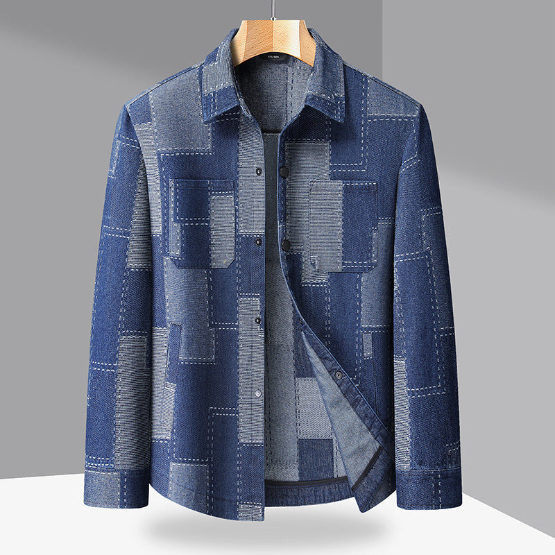 WINSTON PATCH DENIM SHIRT