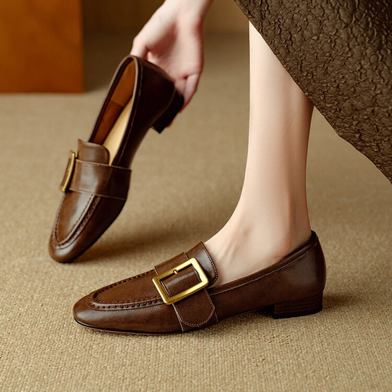 MEGAN BUCKLE LOAFERS