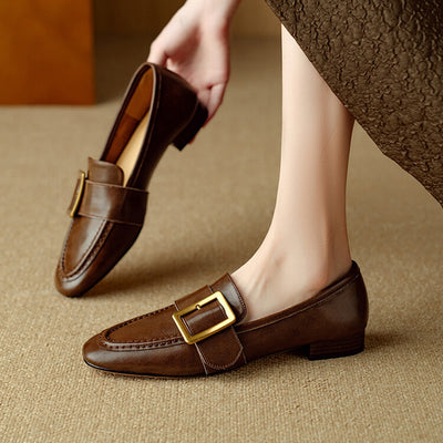 MEGAN BUCKLE LOAFERS