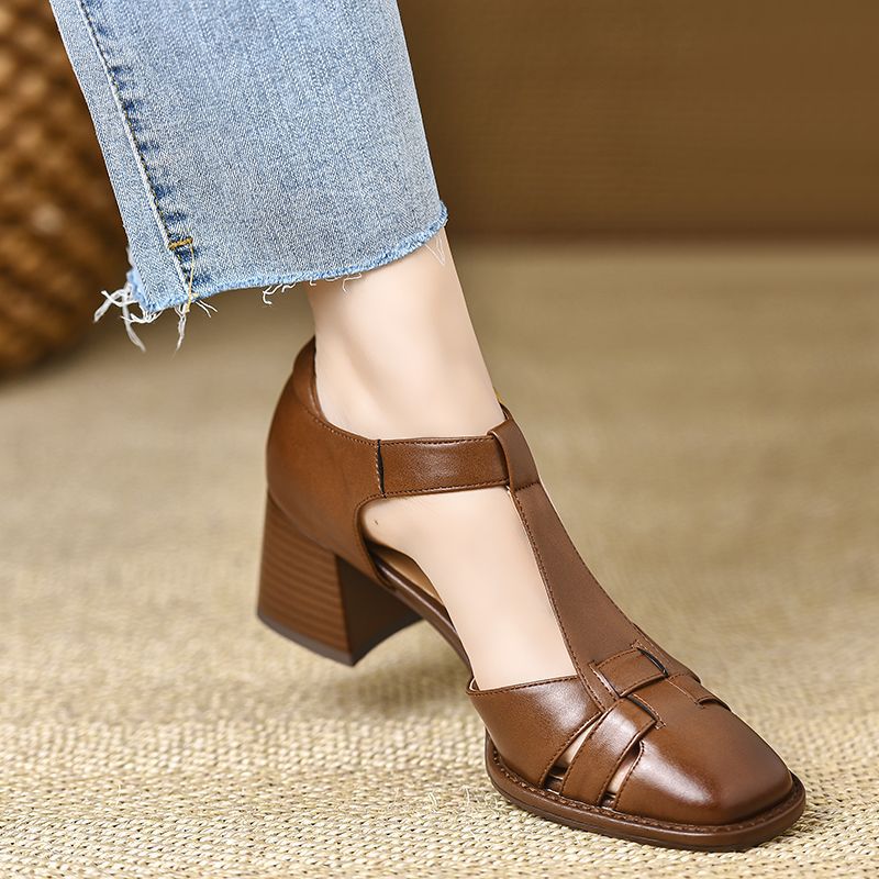 MARGO T-STRAP HEELS
