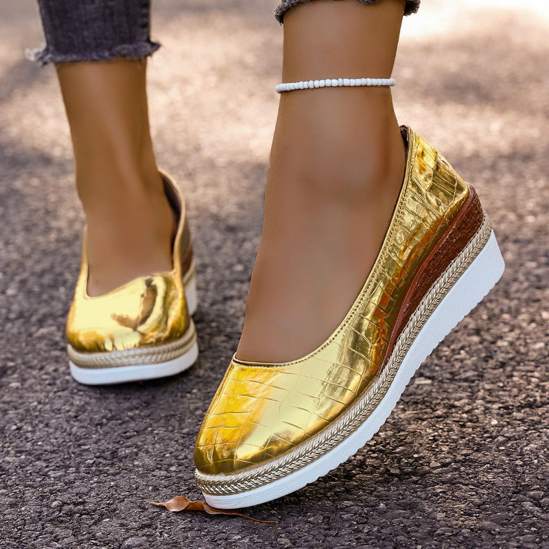 VERA ROUND WEDGE HEELS