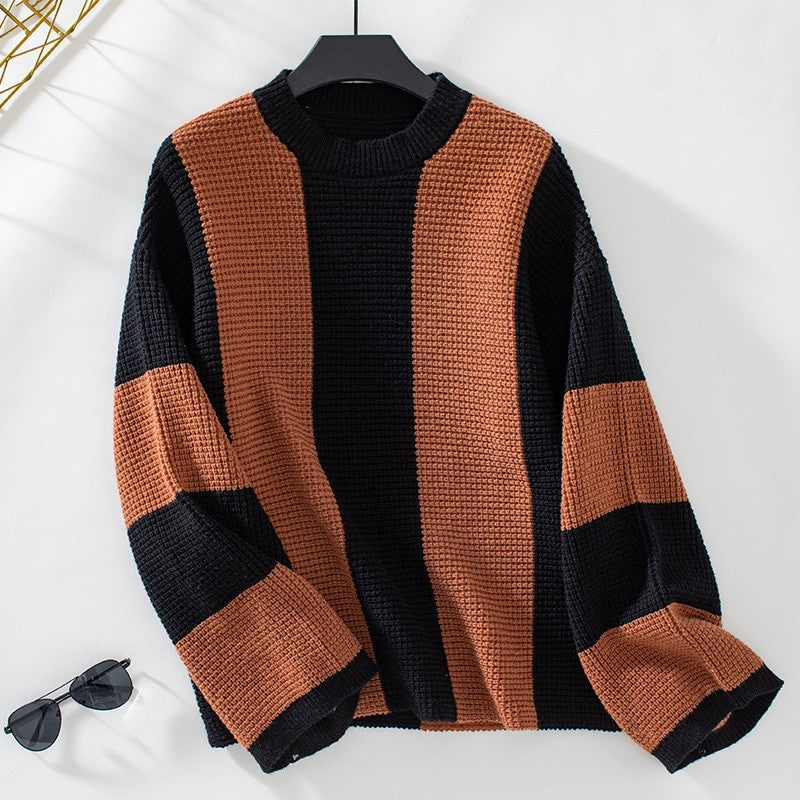 SUNSET STRIPES KNIT PULLOVER