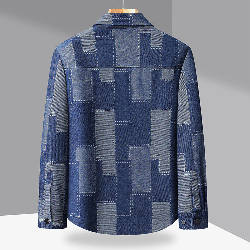 WINSTON PATCH DENIM SHIRT