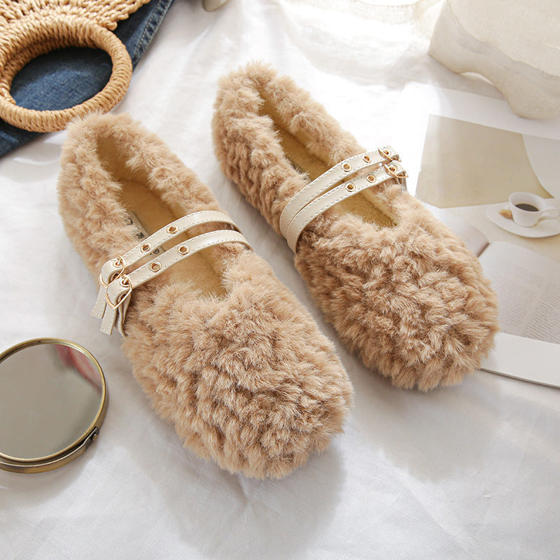 VELURA PLUSH FLATS
