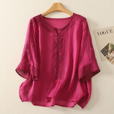 ZAFIRA LINEN BLOUSE