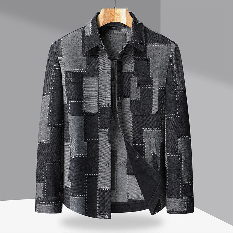 WINSTON PATCH DENIM SHIRT