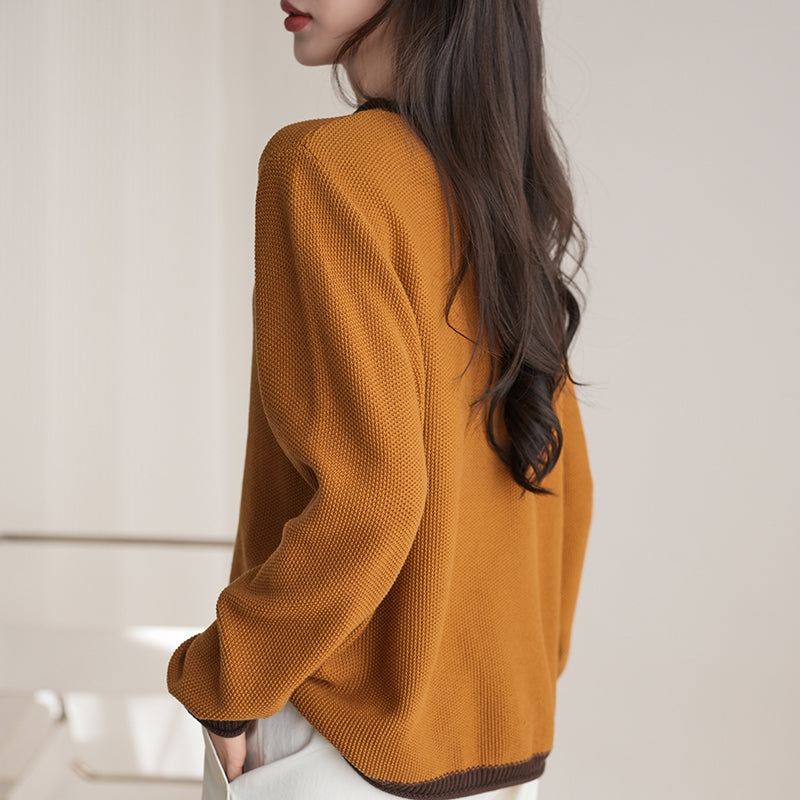 AMBER COTTON PULLOVER