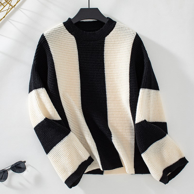 SUNSET STRIPES KNIT PULLOVER