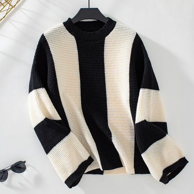 SUNSET STRIPES KNIT PULLOVER