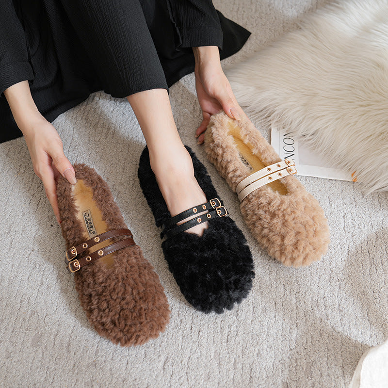 VELURA PLUSH FLATS