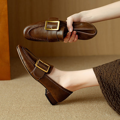 MEGAN BUCKLE LOAFERS