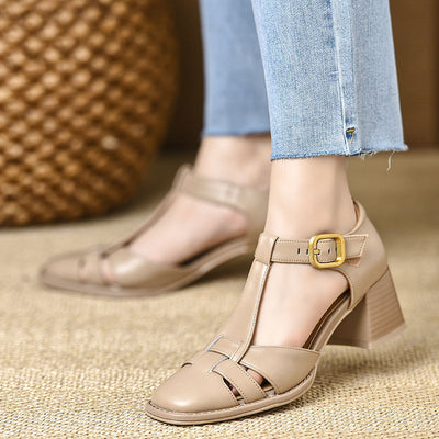 MARGO T-STRAP HEELS