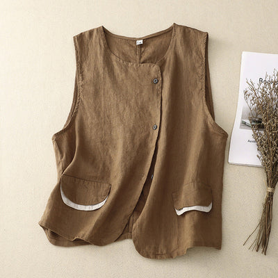 MARLA LINEN VEST