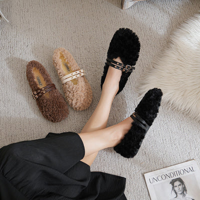 VELURA PLUSH FLATS