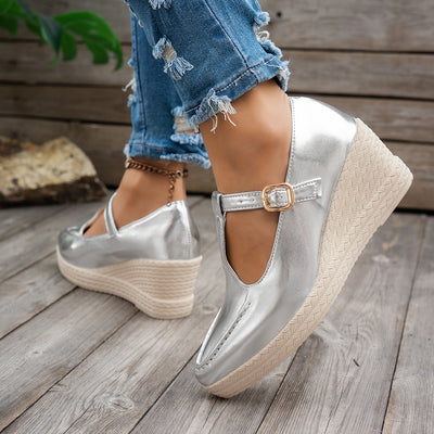 LUMEA POINTED WEDGE SANDALS