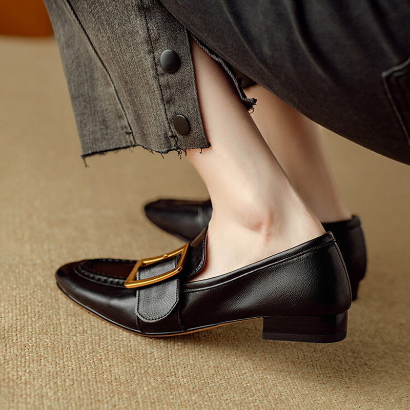 MEGAN BUCKLE LOAFERS