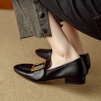 MEGAN BUCKLE LOAFERS