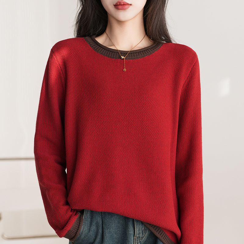 AMBER COTTON PULLOVER