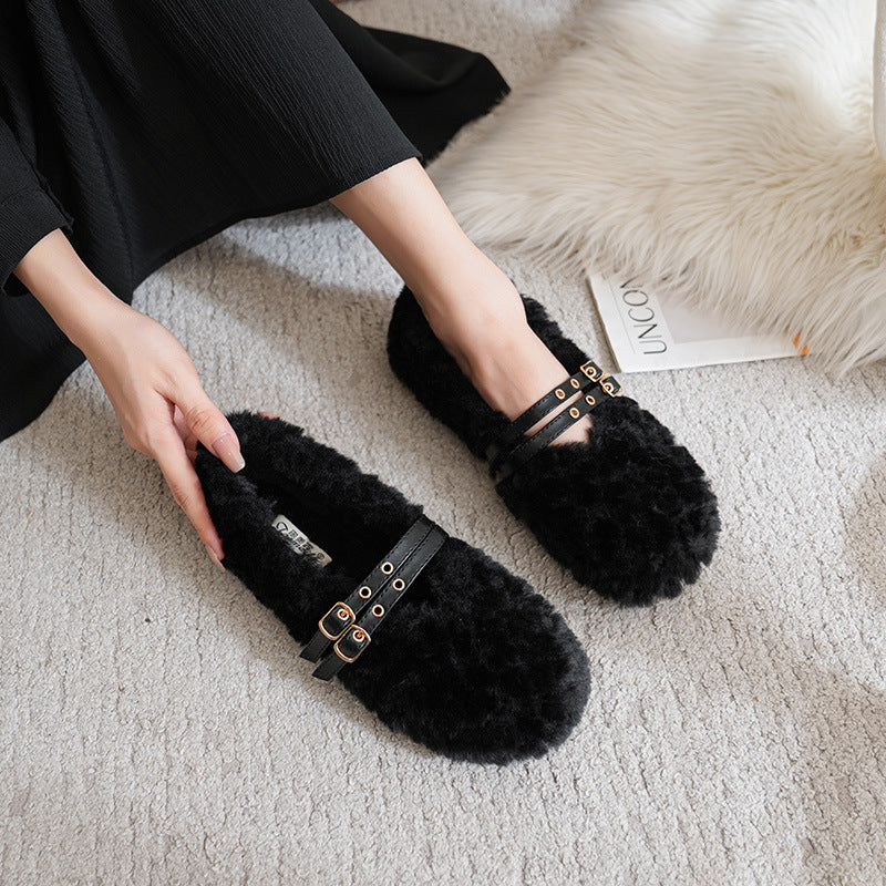 VELURA PLUSH FLATS