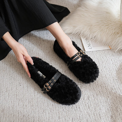 VELURA PLUSH FLATS