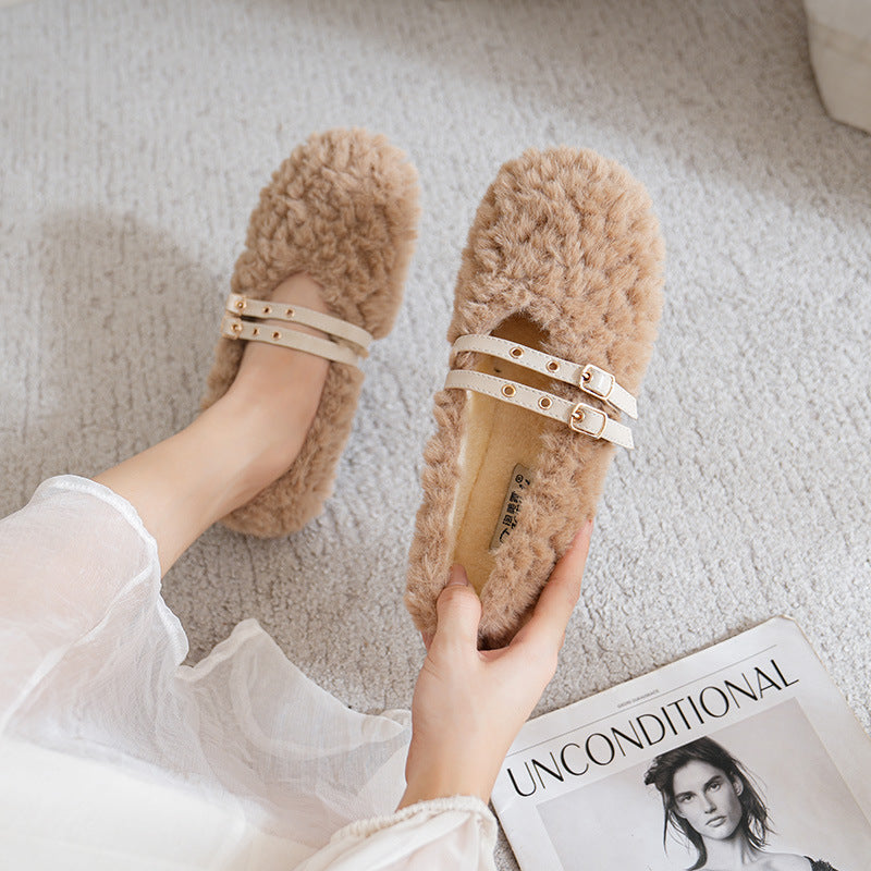 VELURA PLUSH FLATS