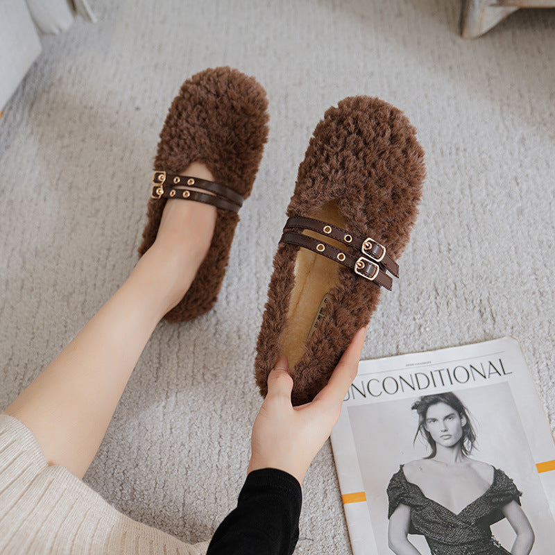 VELURA PLUSH FLATS