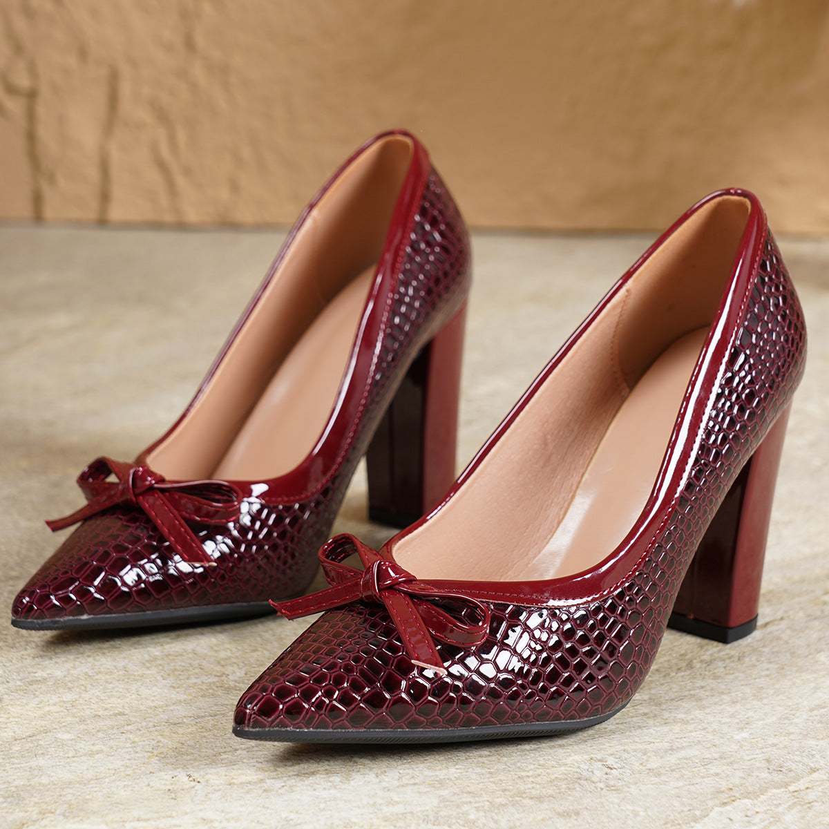 VELERNA PREMIUM LEATHER HEELS