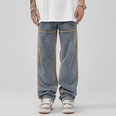 WASHED STRIPELINE JEANS