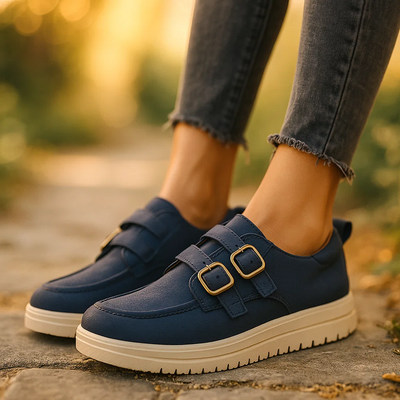 MORELA SUEDE BUCKLE SHOES